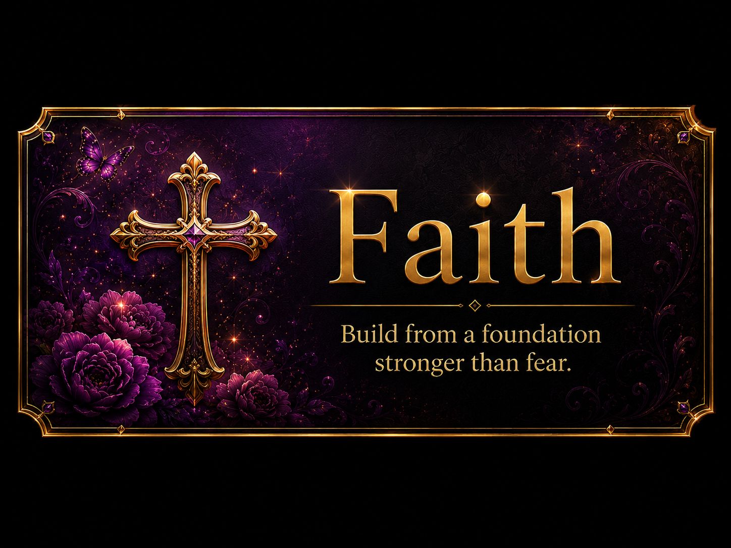 Faith pillar: Build from a foundation stronger than fear.